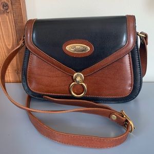 VINTAGE Marchino Italian leather crossbody bag
